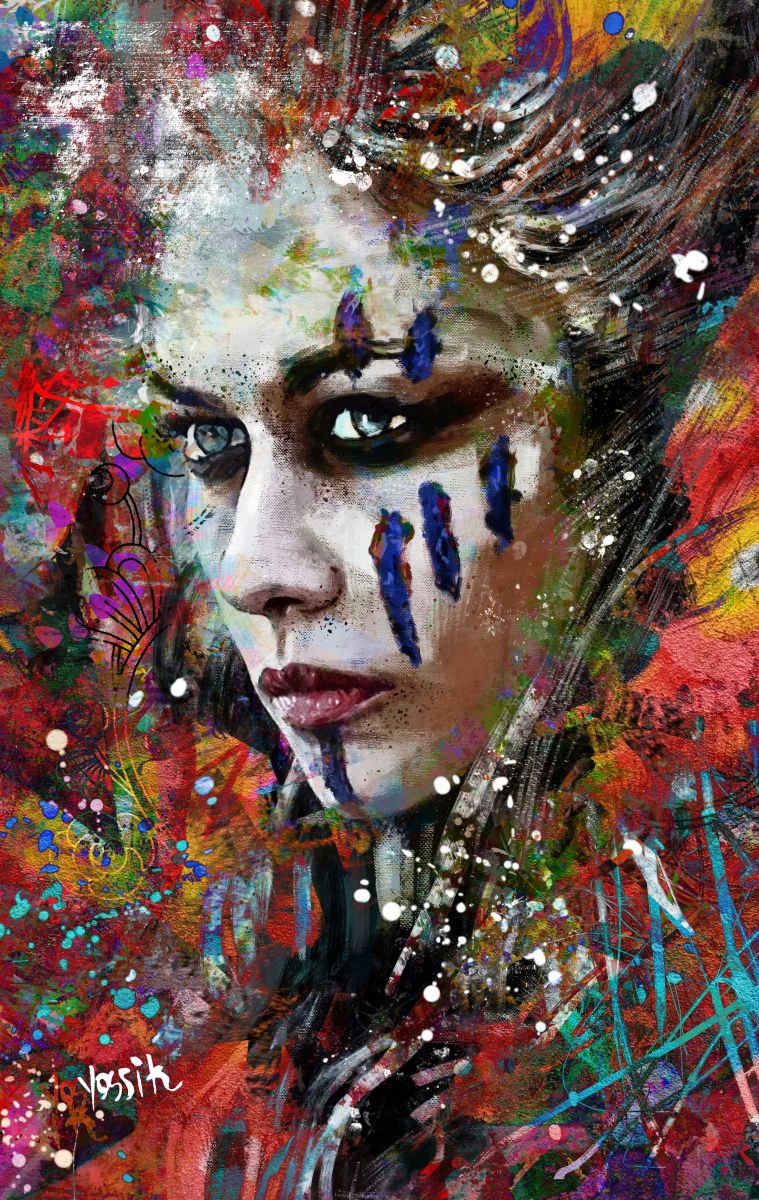 wolf worier by Yossi Kotler