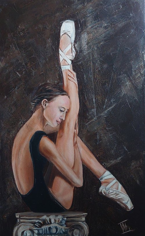 Ballet Pose. Beauty of woman #14 by Ira Whittaker