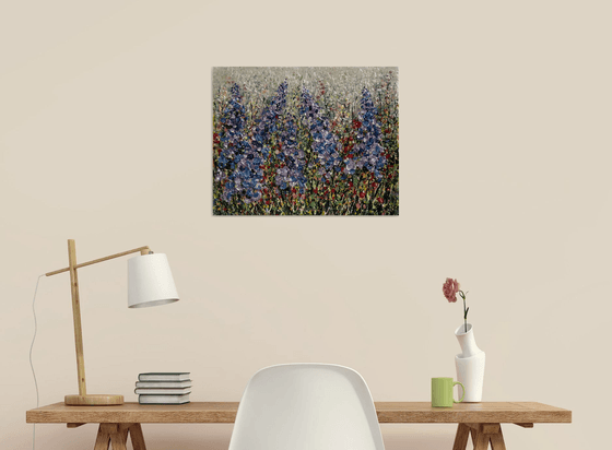 Whispers in Indigo Field