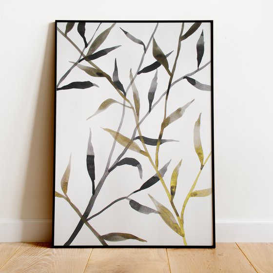 Branches with leaves - Set of 2