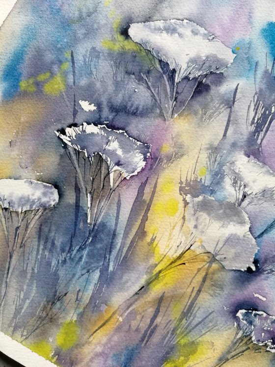 Wildflowers  painting.