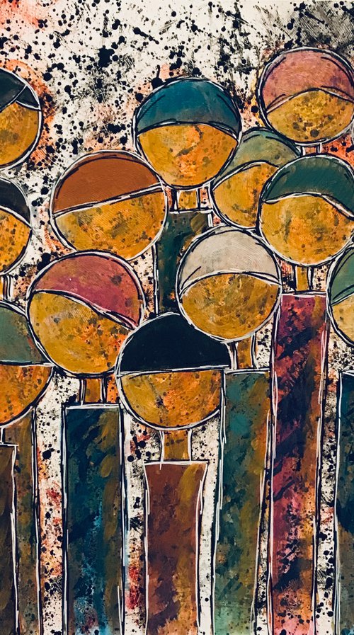 Faceless crowd 2 - CZ20013 by Carol Zsolt