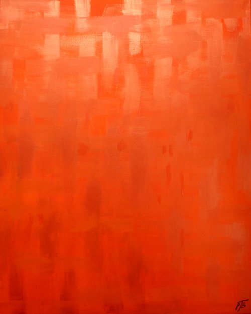 Orange I ( Large 30" x 40 ") by Paul J Best