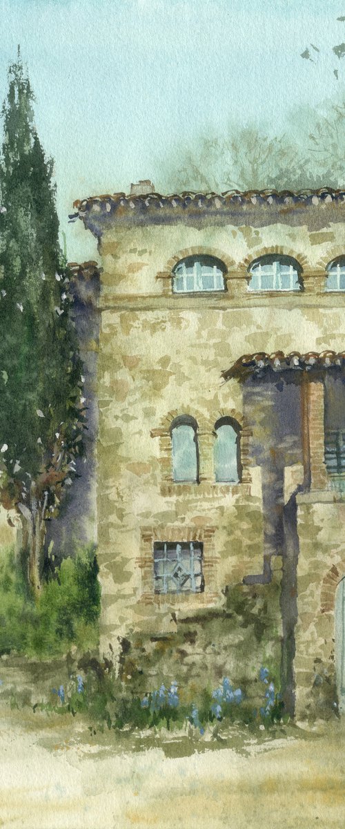 Noon in Clisson. by Tatyana Tokareva