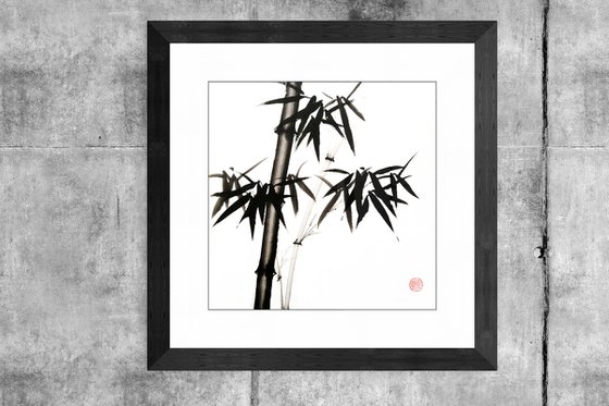 Bamboo forest - Bamboo series No. 2127 - Oriental Chinese Ink Painting