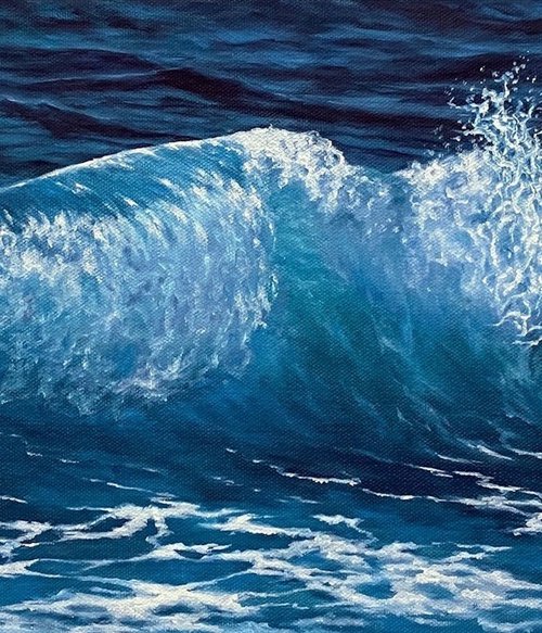 Turquoise wave by Olga Kurbanova