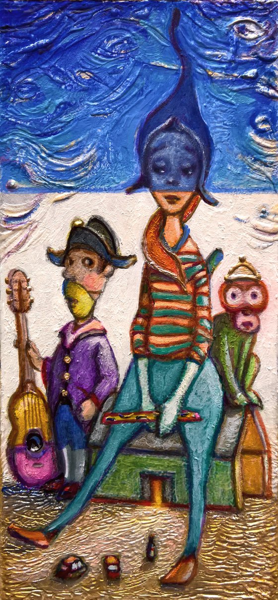 MUSICIANS - ( 30 x 18 cm )