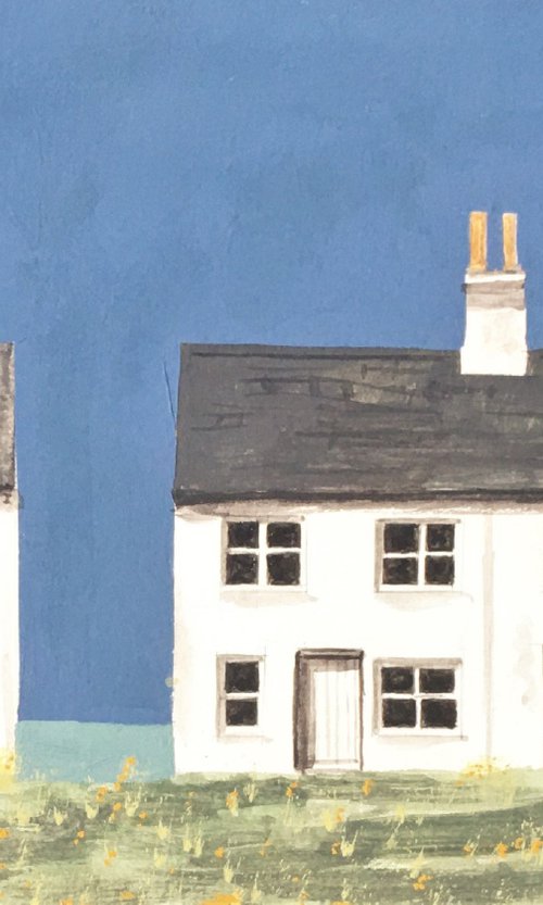 Fishermens' Houses by Laurence Wheeler