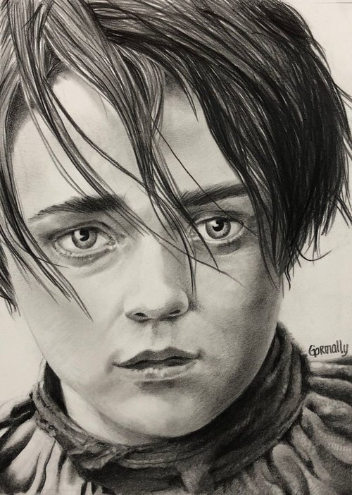 Arya Stark by Steve Gormally
