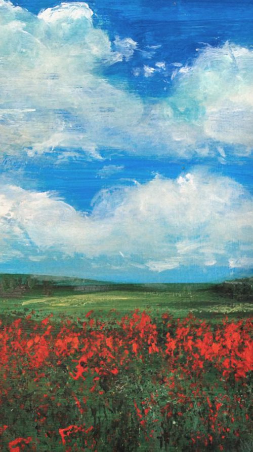 Red flowers by Vishalandra Dakur