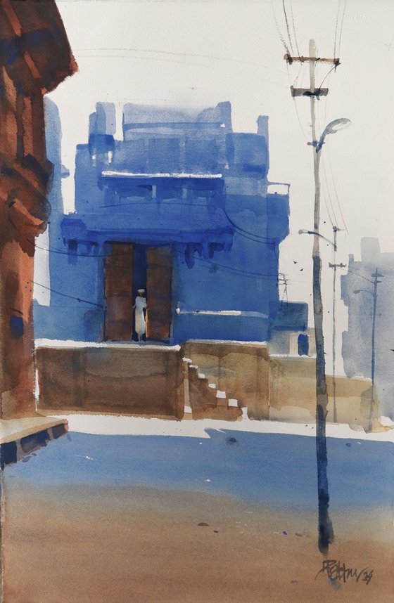 Afternoon light, Jodhpur blues