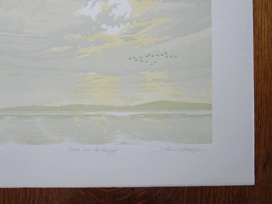 Geese over the Estuary