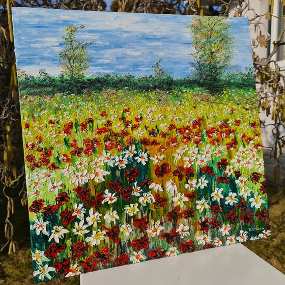 Colored meadow