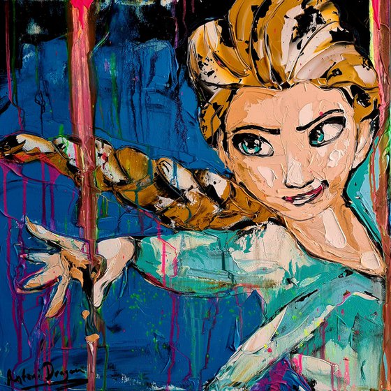 Elsa Frozen limited edition print