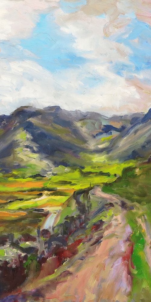 Sunlit Valley by Philippa Headley
