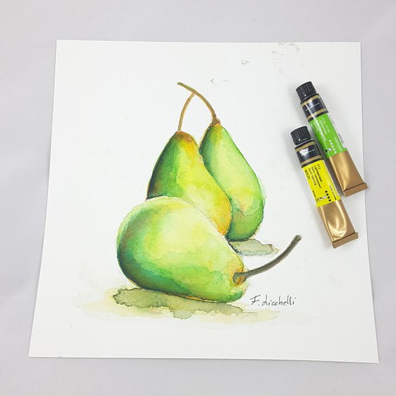 Green pears