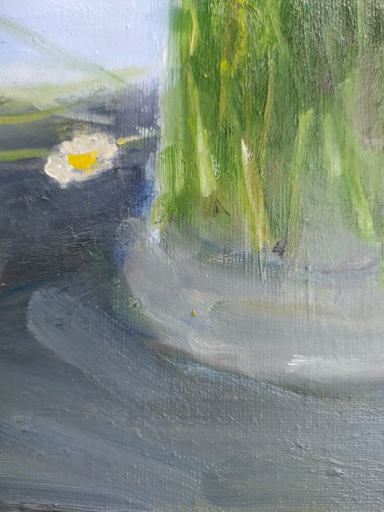 Tansy and daisies