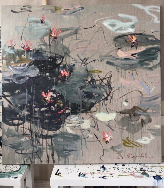 Water lilies.