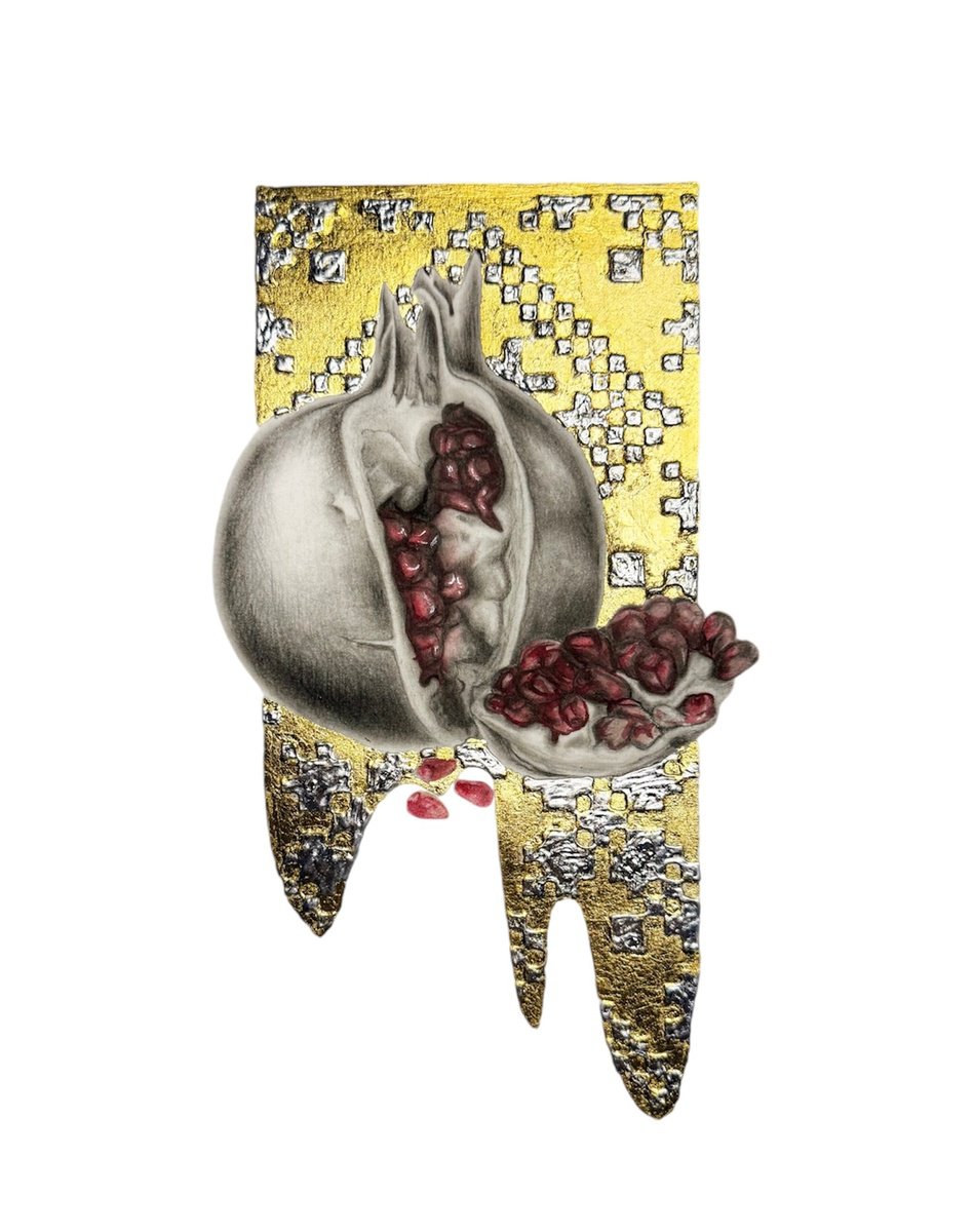 Impressionistic Botanical Painting By Julia Gorislavska, 12 X 16", Sensation, Original Artwork