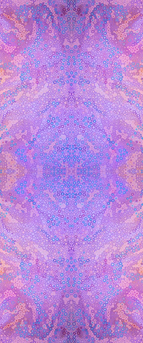 Jacaranda Season Mandala by Jennifer Bell
