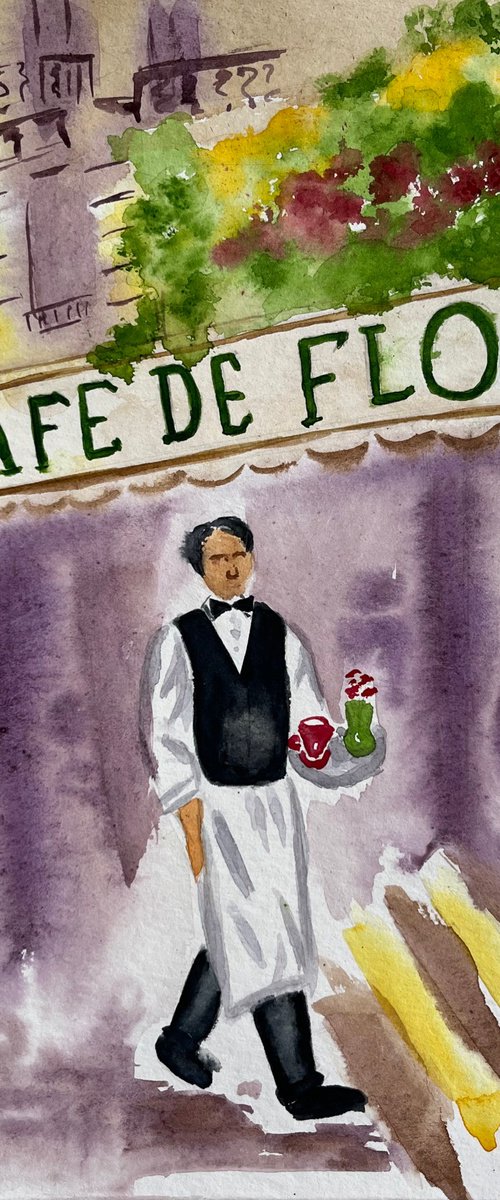 Cafe de Flore Paris by Halyna Kirichenko