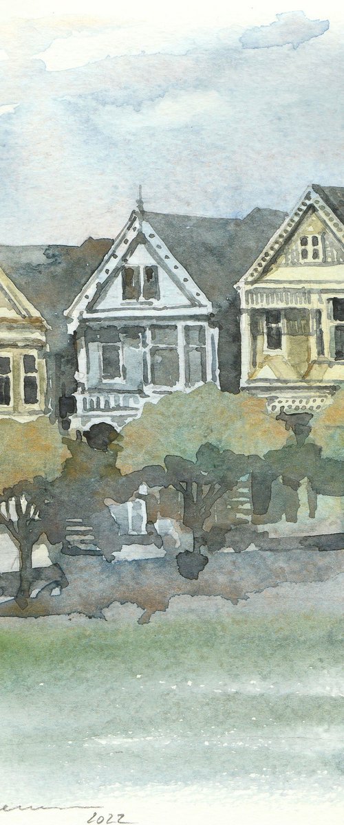 Painted Ladies, San Francisco by Tatiana Alekseeva