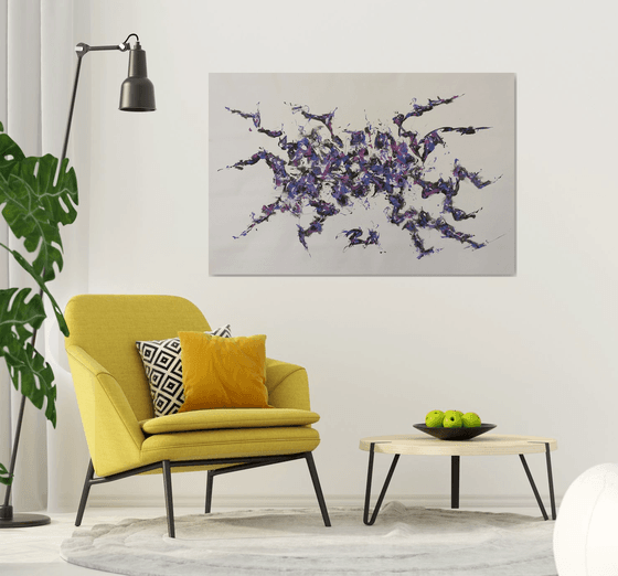 Purple Octopus by M.Y.