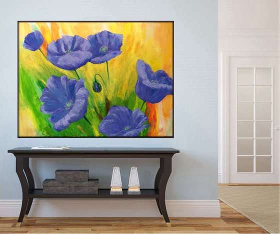 Purple magnificence-original large painting