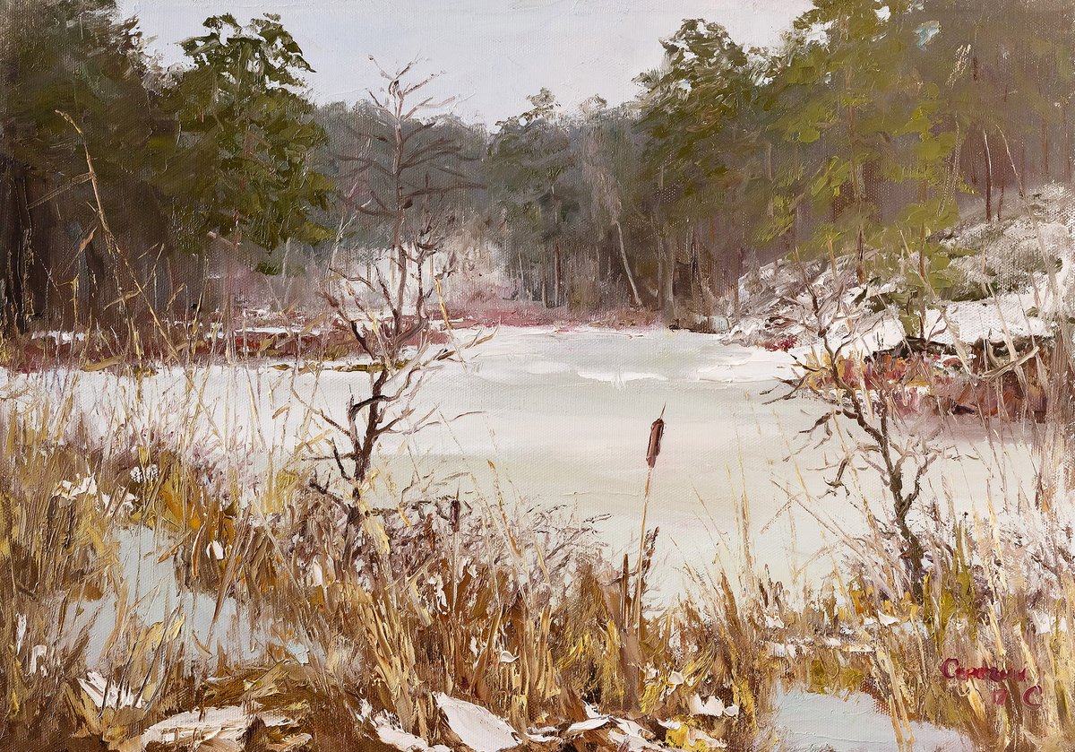 Winter Landscape by Sergej Seregin