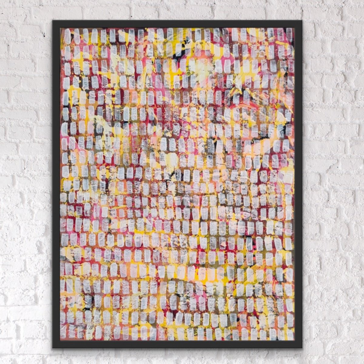 Expressive Abstract Acrylic Painting By Ketki Fadnis, 12 X 16", Vigour, Original Artwork