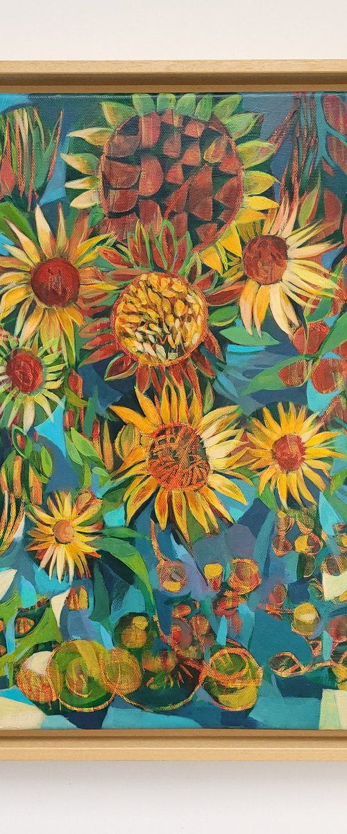 Singing Sunflowers by Justyna Rozacka
