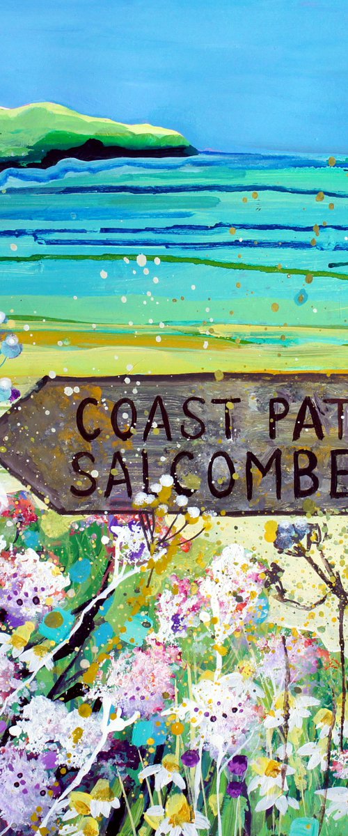 Salcombe - Coast Path by Julia  Rigby