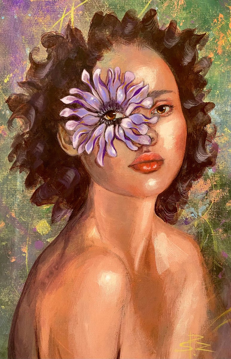 Daisy in Bloom by Lana Zerkalnaya
