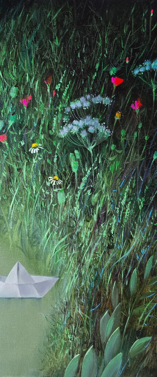 Paper Boat by Nataly Derevyanko