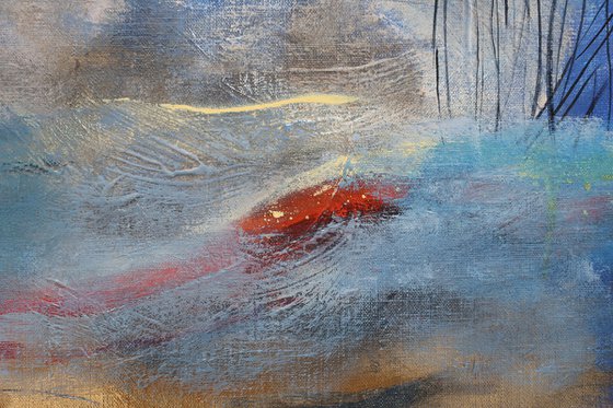 Landscape with Lake and Clouds