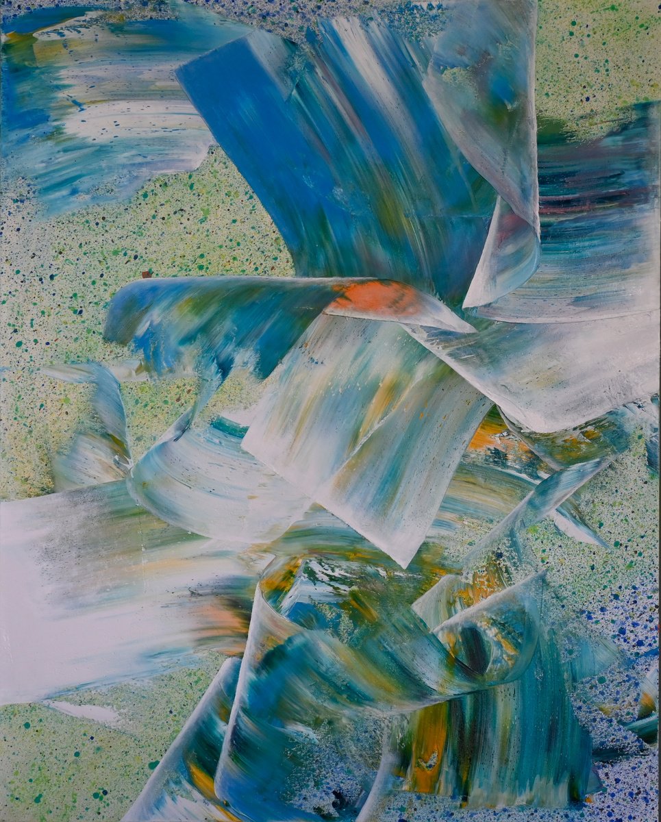Geometric Painting , Gestus By Giuseppe Pastore, 28 X 35, Artwork For Sale On Artfinder