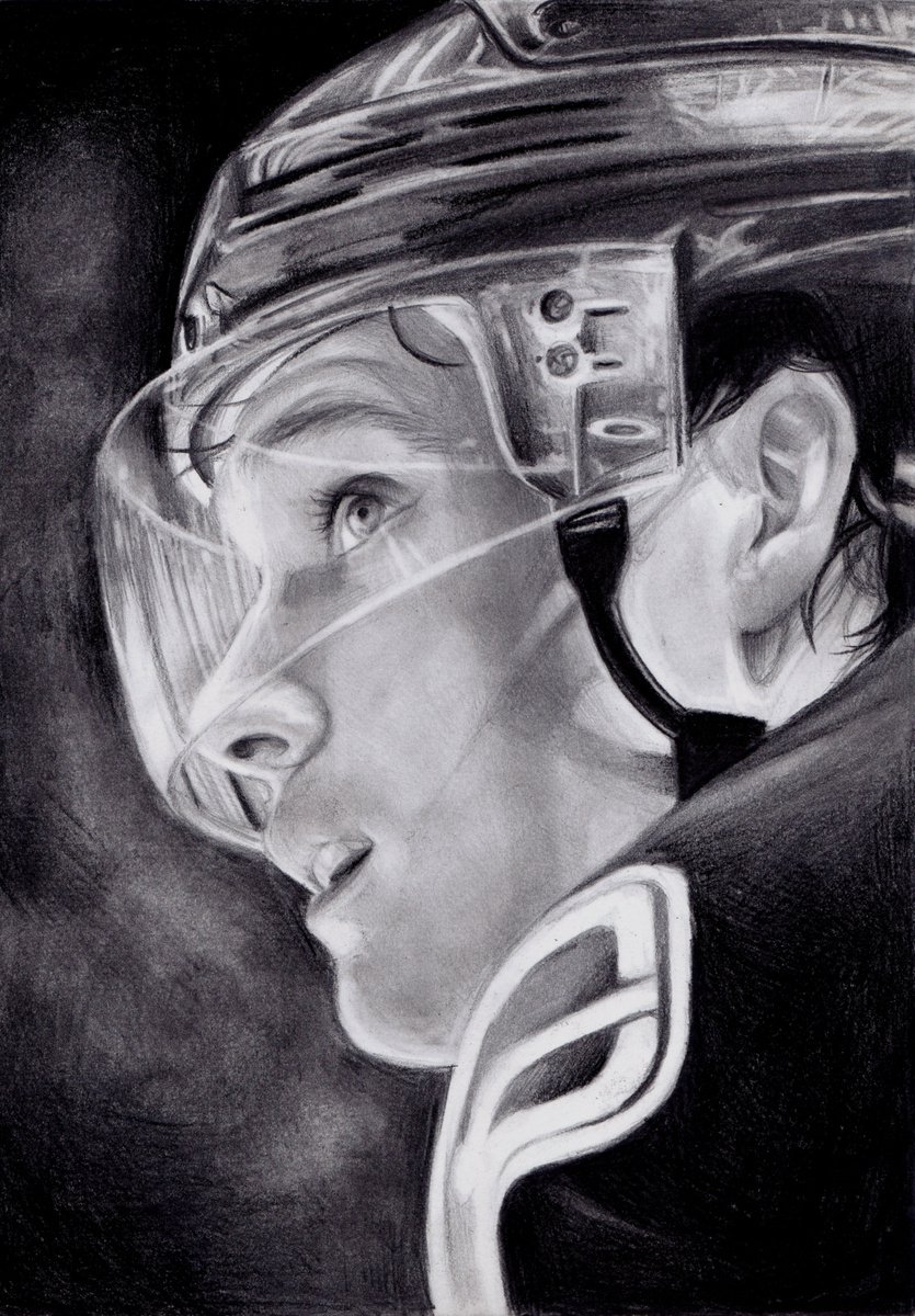 Photorealistic Portrait Pencil Drawing By Anastasia Terskih, 8 X 12, Speed, Original Artwork