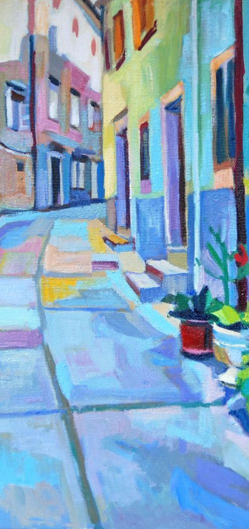 Stone street  / Cres town by Maja Đokić Mihajlović
