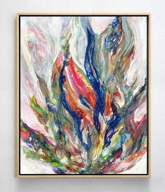 Organic Ecstasy 70  - Abstract Painting  by Kathy Morton Stanion