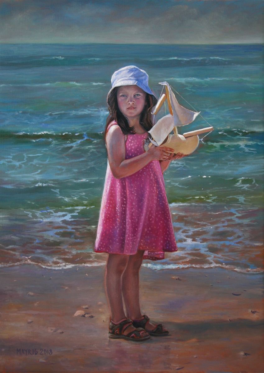 Dreaming Of A Great Journey By Mayrig Simonjan, 20 X 28, Artwork For Sale On Artfinder