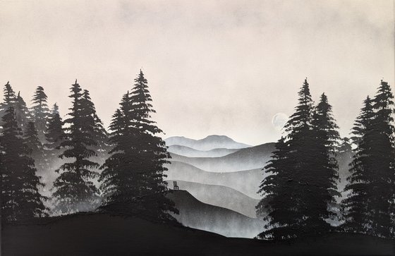 Moon Over the Pines
