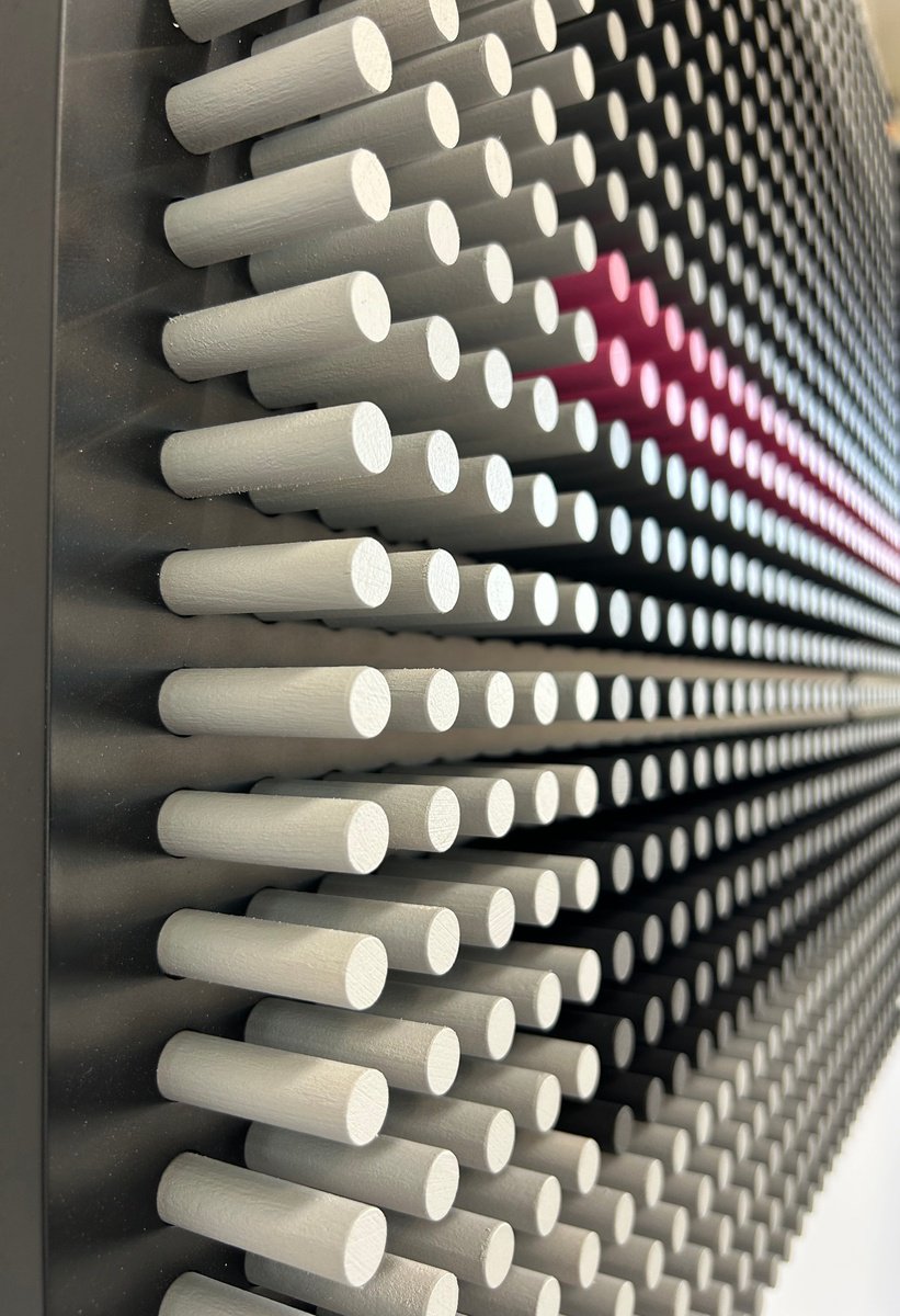 Geometric Abstract Wood Sculpture By Nazar Symotiuk, 47 X 24", Highway Of The Unconscious 3, Original Artwork