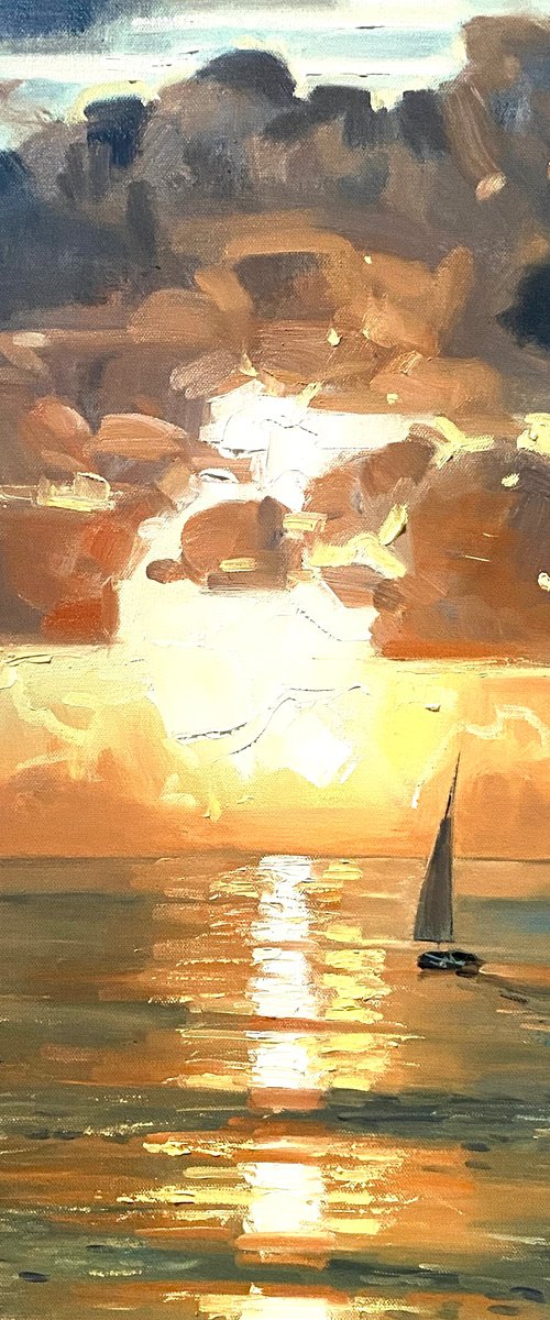 Ocean Sunset No.21 by Paul Cheng