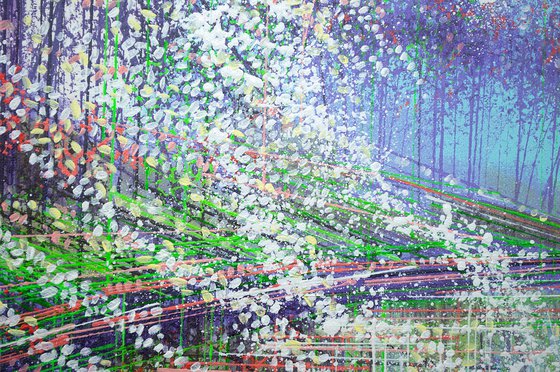 Spring Trees Reflected