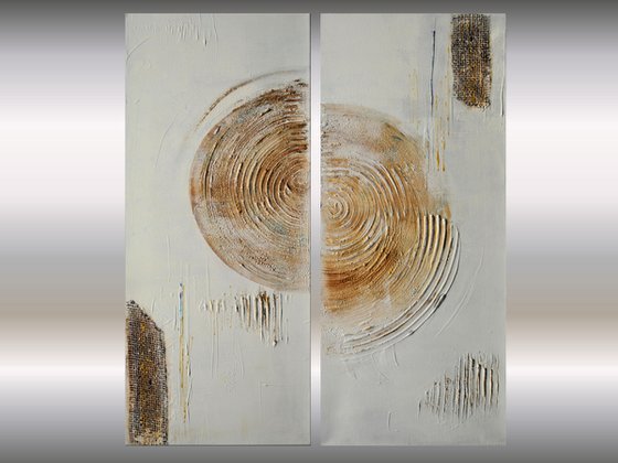 Circles - Abstract Art - Acrylic Painting - Canvas Art -  Abstract Painting - Ready to Hang