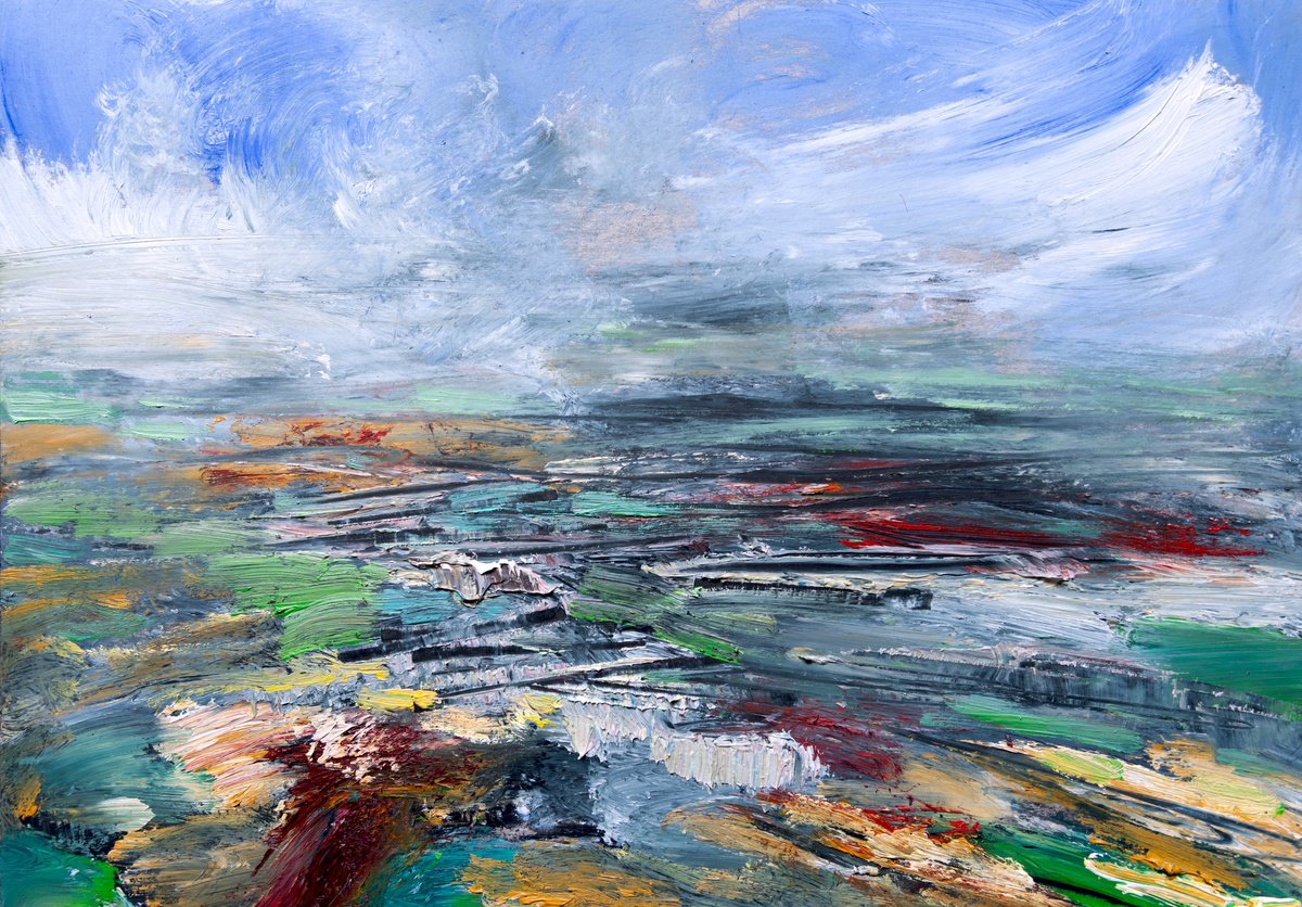Sea Gazing By Elizabeth Anne Fox, 17 X 12, Artwork For Sale On Artfinder