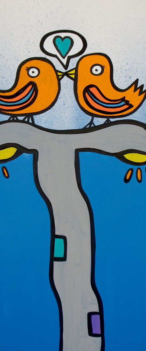 Love Birds by Kev Munday