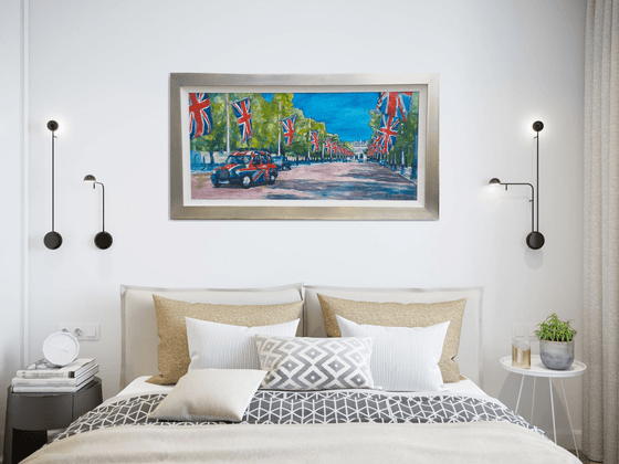 Union Jack celebrations in the Mall