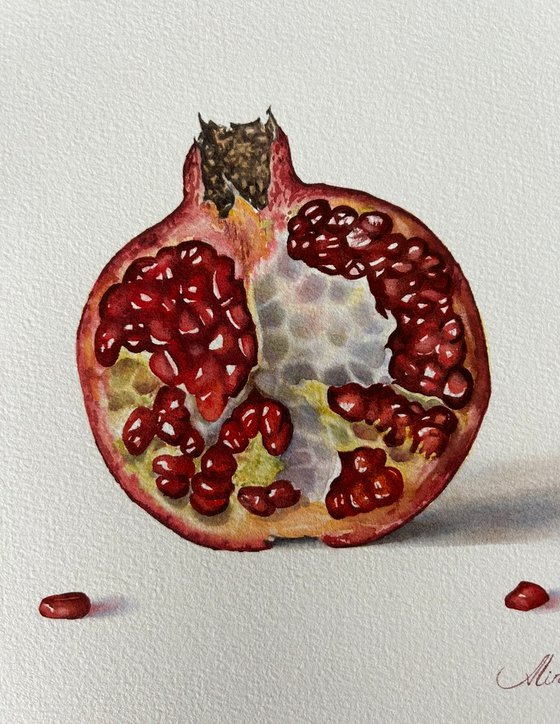 Pomegranate diptych