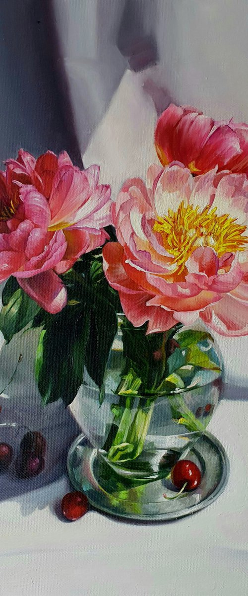 "Before the transformation... "   peonies flower 2021 by Anna Bessonova (Kotelnik)